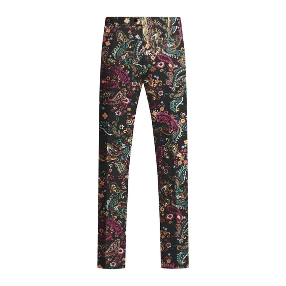 Cloudstyle Big&Tall Men's Printed Straight Slim Fit Dress Pants - Spring & Fall Casual Formal Trousers,XS-3XL