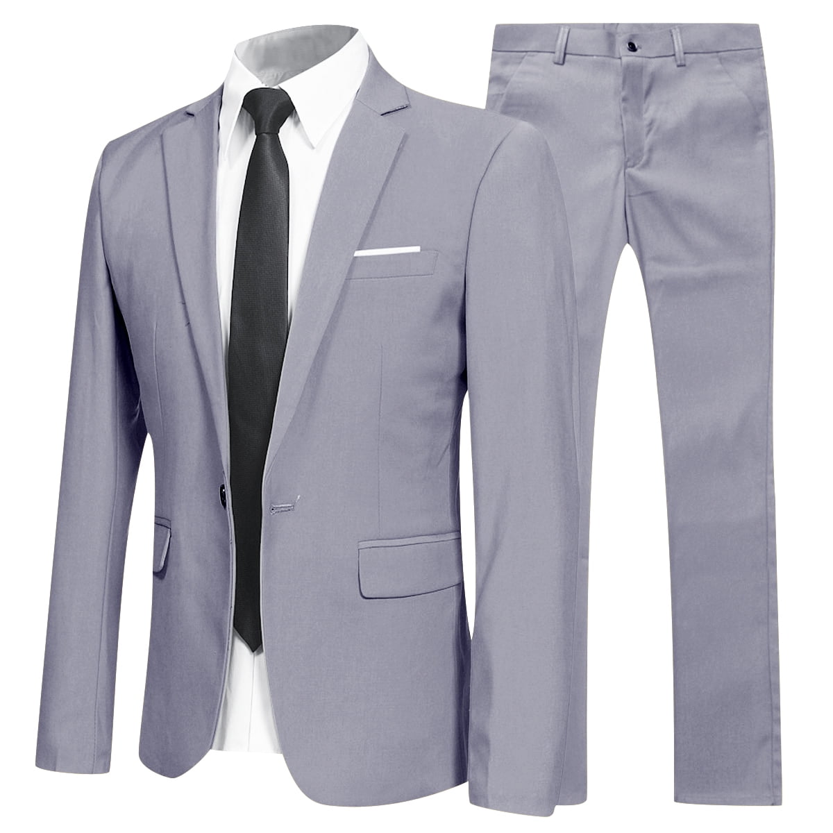 Men'S Brand New Designer 2 Piece Jacket And Pants Suit main image 1