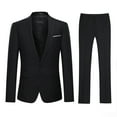 thumbnail image 1 of Cloudstyle Men's 2 Piece Suits Slim Fit 2 Button Dress Suit Jacket Blazer & Pants Set XY05, 1 of 6