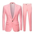 thumbnail image 1 of Cloudstyle Men's One-Button Slim Fit Suit Set, 1 of 16