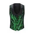 thumbnail image 1 of Cloudstyle Men's Sequin Vest Lightning Pattern Party, 1 of 8
