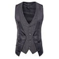 thumbnail image 1 of Cloudstyle Men's Single-breasted Button Splicing Faux Two-piece Casual Vest, 1 of 5