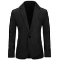 thumbnail image 1 of Cloudstyle Men's Slim Fit 1 Button Lapel Jacket, 1 of 5