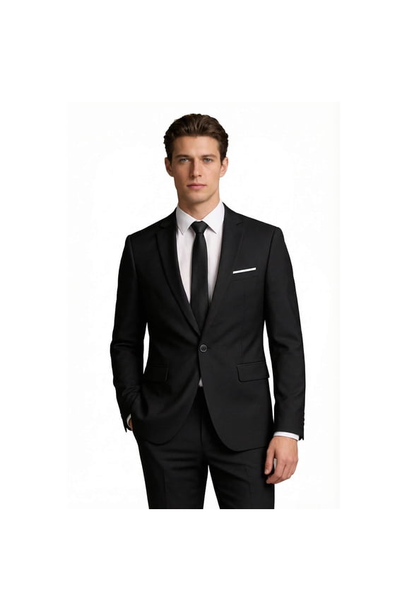 Men's Slim Fit 1 Button Suit Blazer Jacket Casual Party Sport Coat