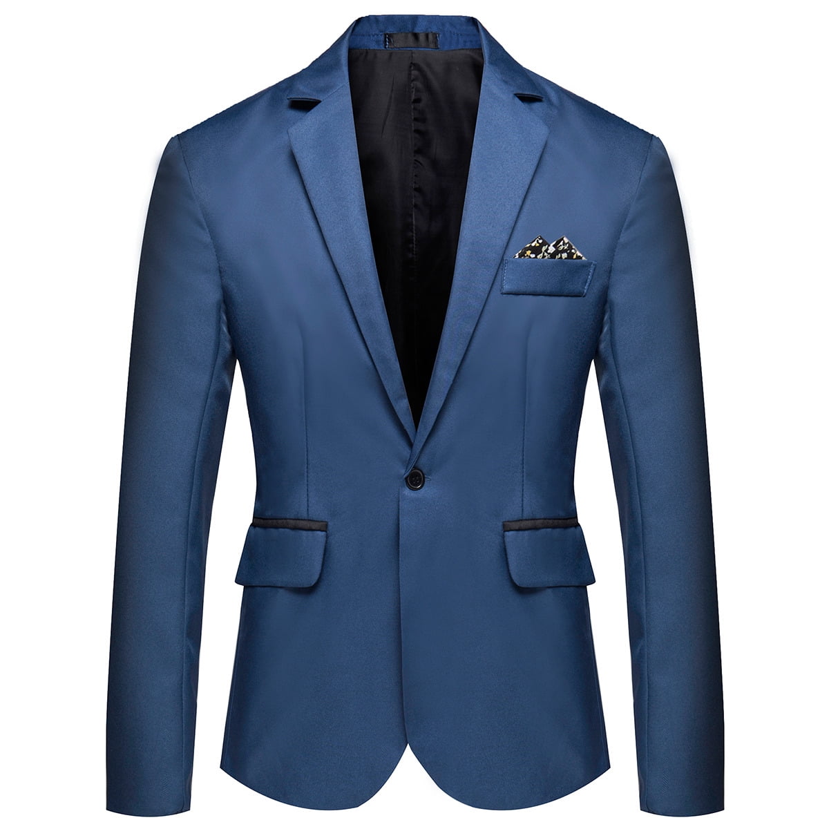 Cloudstyle Men s Slim Fit One Button Blazer Jackets
