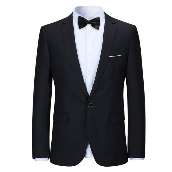 Cloudstyle Men's Slim Fit One Button Suit Blazer Jacket Casual Party Sport Coat