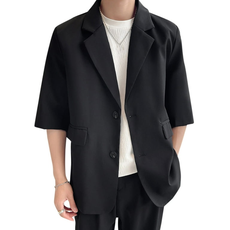 Men's short sleeve blazer jacket online