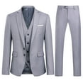 thumbnail image 1 of Cloudstyle Mens Slim Fit 3 Piece Classic Business Wedding Suits, 1 of 7
