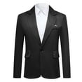 thumbnail image 1 of Cloudstyle Mens Slim Fit Single-Breasted Suit Blazer Sport Coat, 1 of 14