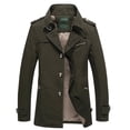 thumbnail image 1 of Cloudstyle Mens Trench Jacket Lightweight Summer Military Windbreaker Jackets Elegant Outwear, 1 of 5