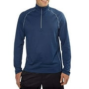 Cloudveil Mens 1/4 Zip Mock Neck Pullover XX-Large, Navy