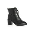 thumbnail image 1 of Cloudwalkers Women's Wide Fit Sarah Faux Leather Ankle Boots, 1 of 5
