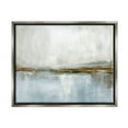 thumbnail image 1 of Cloudy Abstract Landscape Scene Abstract Painting Luster Gray Framed Art Print Wall Art, 1 of 6