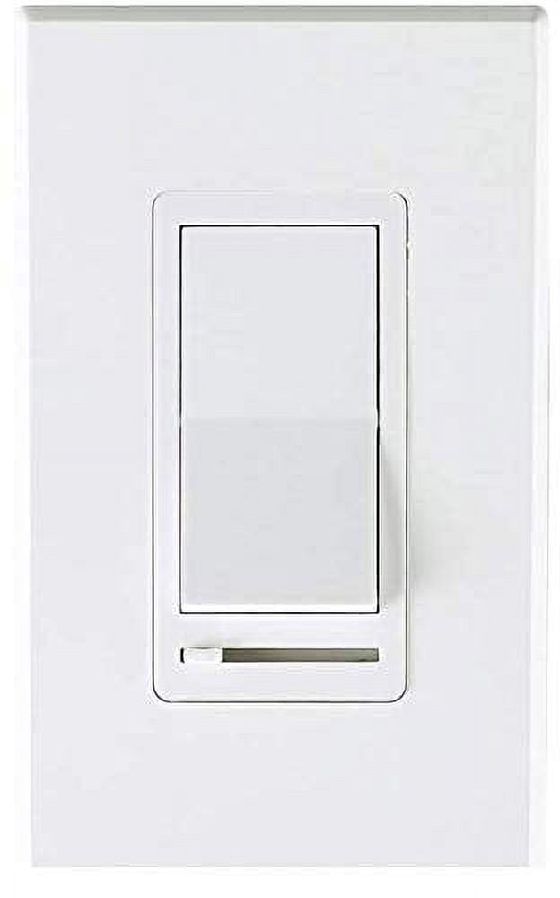 Cloudy Bay in Wall Dimmer Switch for LED Light/CFL/Incandescent,3-Way Single Pole Dimmable Slide,600 Watt max,Cover Plate Included