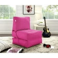 thumbnail image 1 of Cloudy Fuchsia Nylon Chair - Indoor/ Outdoor Water Resistant, Foam Filling, Self-expanding, 1 of 9