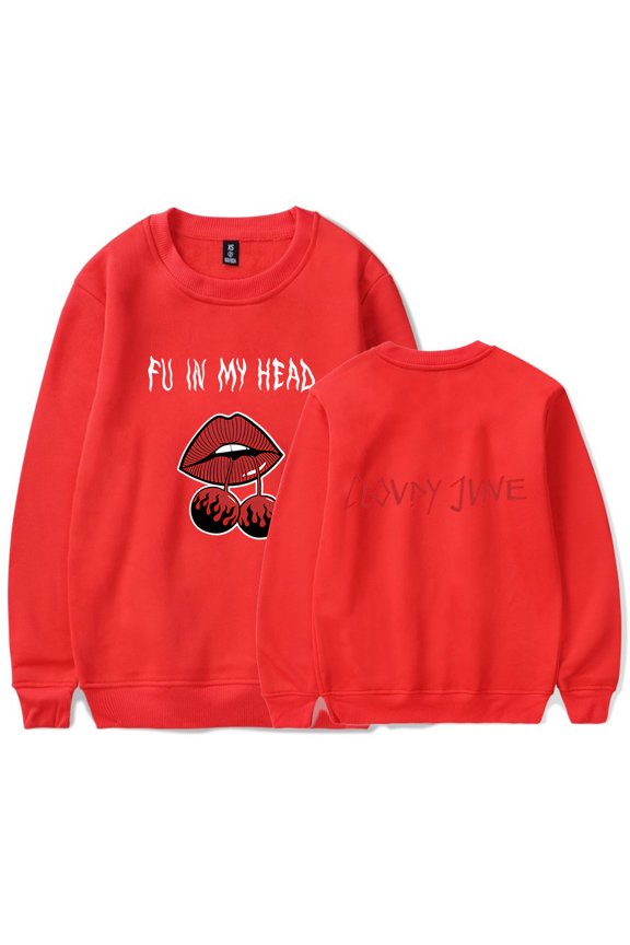 Cloudy June FU In My Head Crewneck Sweatshirt Merch Casual Sweatshirt Unisex Clothing