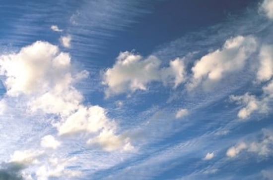 Cloudy Sky Canvas Art - Panoramic Images (24 x 16)