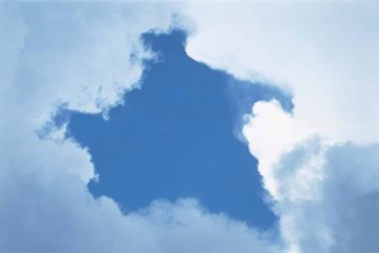 Cloudy Sky Canvas Art - Panoramic Images (24 x 16)