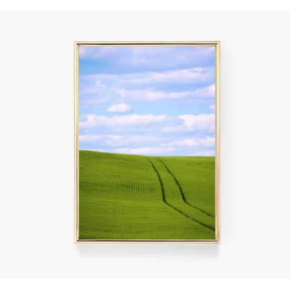 Cloudy Sky Poster Scenic View Wall Art