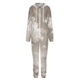 thumbnail image 1 of Cloudy Sky Texture Unisex Adult Onesie Pajamas with Pockets for Women Men Hooded Loungewear, 1 of 8