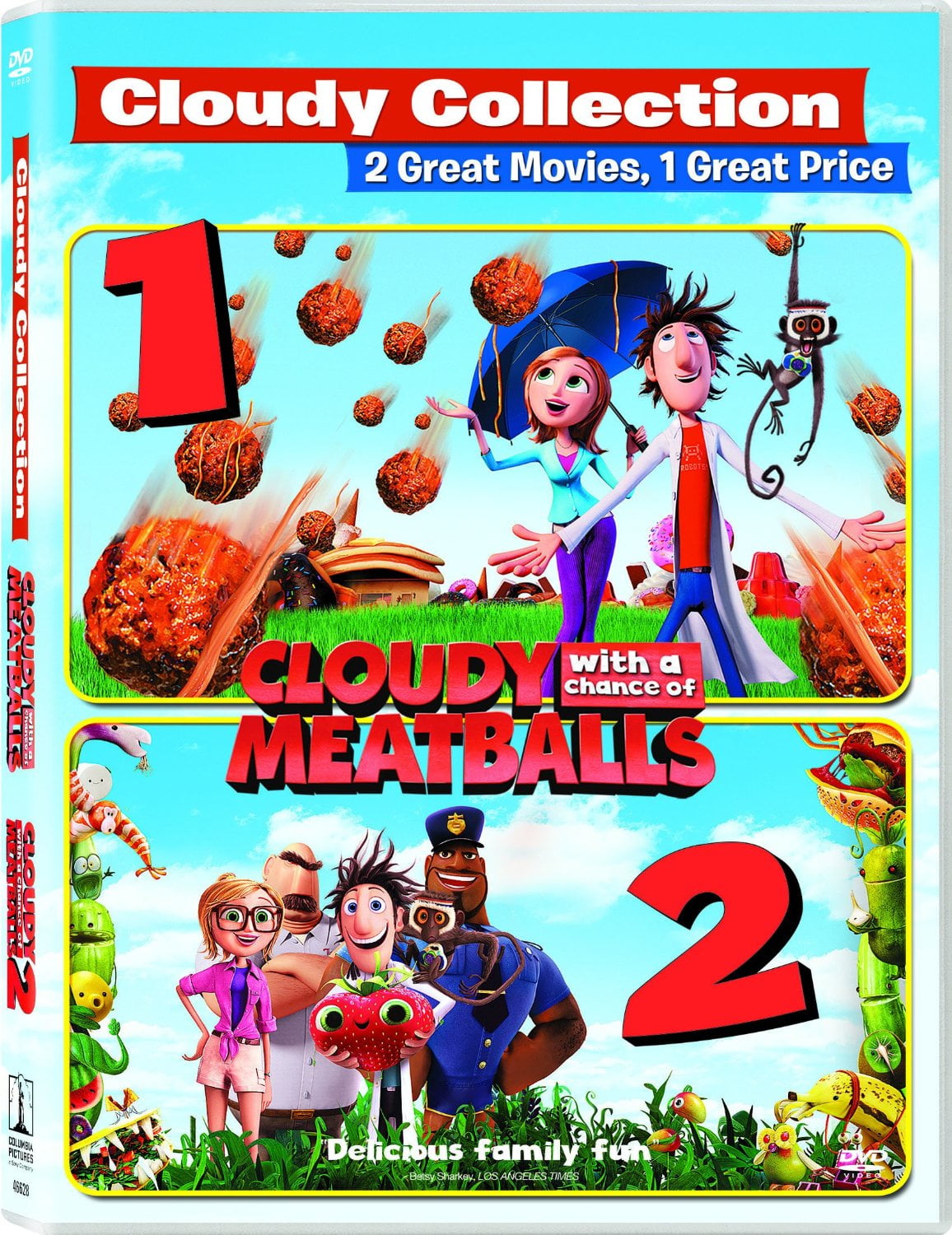 SONY PICTURES ENTERTAINMENT Cloudy With A Chance Of Meatballs / Cloudy With A Chance Of Meatballs 2 (DVD) Sony Kids & Family