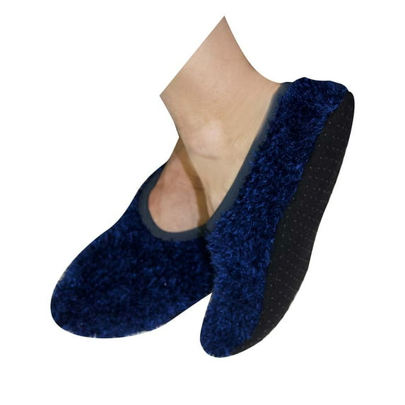Cloudz Unisex Soft and Cozy Travel Slipper, Blue, 5-9