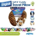 thumbnail image 1 of Cloudz Kids Plush Animal Neck Pillow - Tiger, 1 of 3