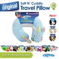 thumbnail image 1 of Cloudz Kids Plush Animal Neck Pillow - Unicorn, 1 of 4