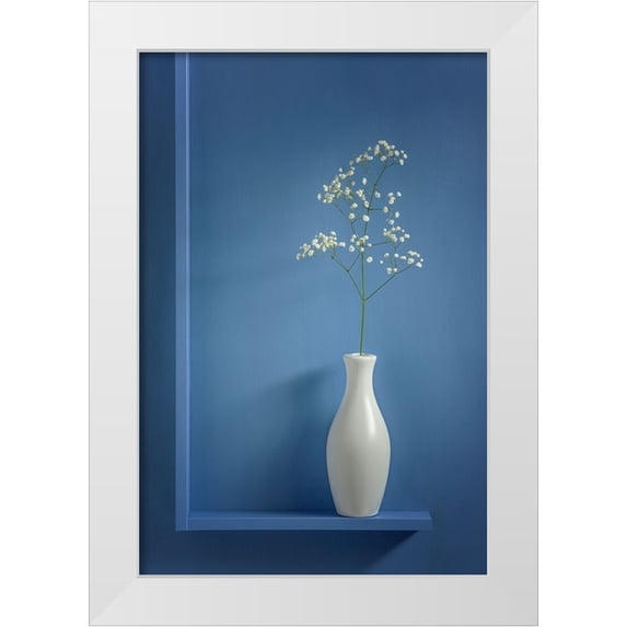 Clough, Stephen 23x32 White Modern Wood Framed Museum Art Print Titled - Simplicity