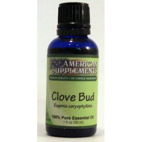 American Supplements Clove Essential Oil 1 oz Oil