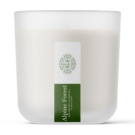 Clove & Hill 14oz- Alpine Forest Scented Soy Wax Candle
