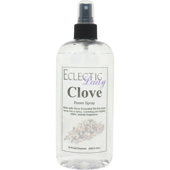 Clove Room Spray by Eclectic Lady, 16 Ounces, Fragrant Aromatic Room Mist For Home, Room, Office, Made with Essential Oils