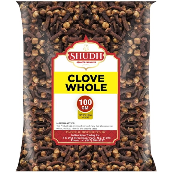 Clove Whole (Laung) 100GM | 3.5 oz Tea, Pomander Balls and Potpourri, Hand Selected | Indian Origin