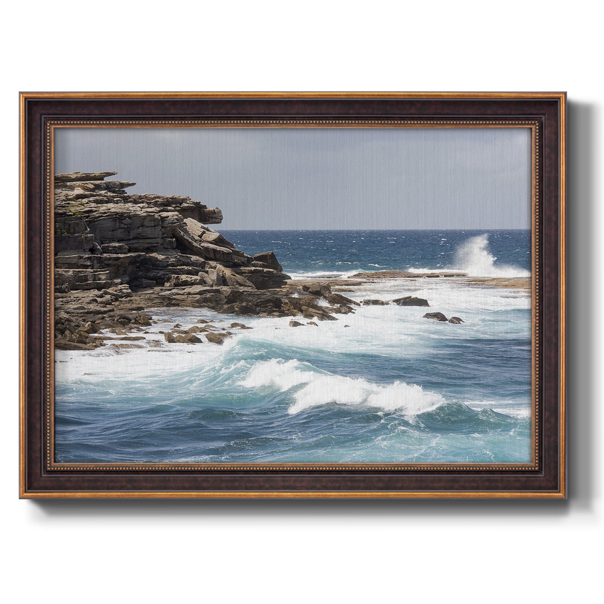 Clovelly Bay Premium Framed Canvas- Ready to Hang