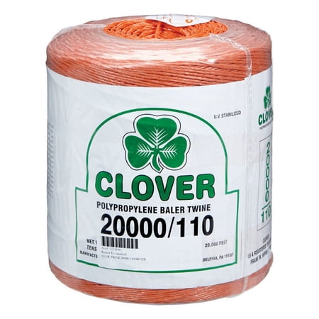 Clover 20000 ft. L Orange Poly Twine