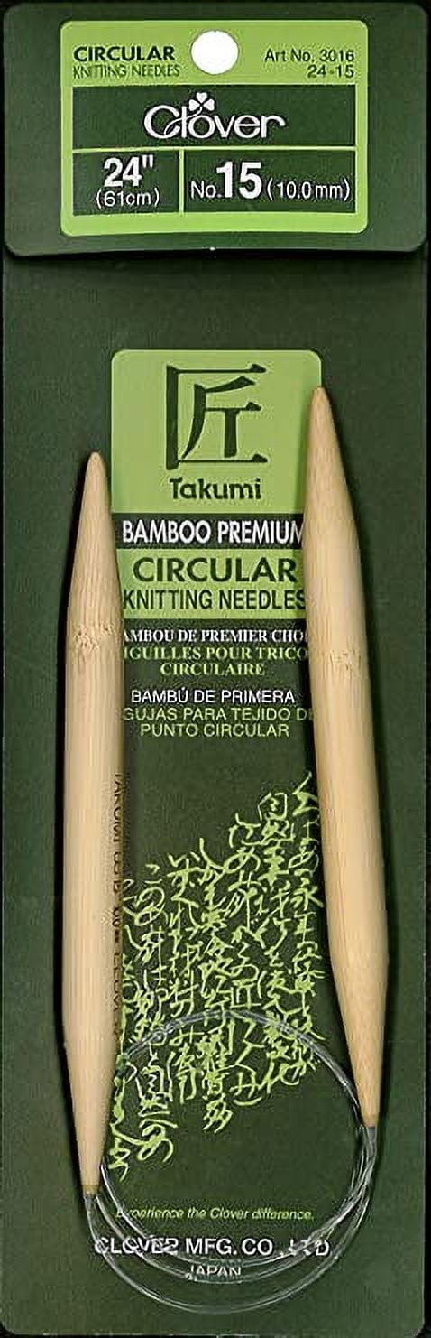 24 Bamboo Circular Knitting Needles - Size 6 - 6528232