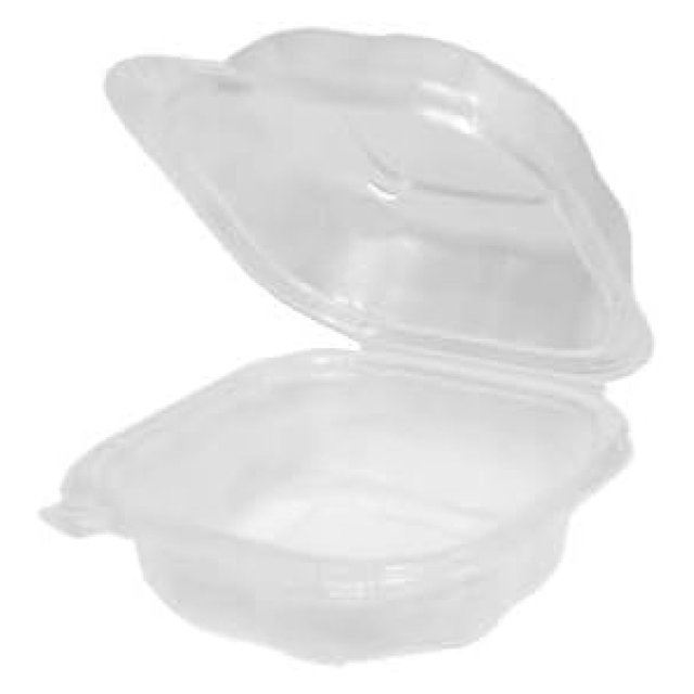 Clover 6" Hinged Sandwich TakeOut Container Microwave Safe, BPA