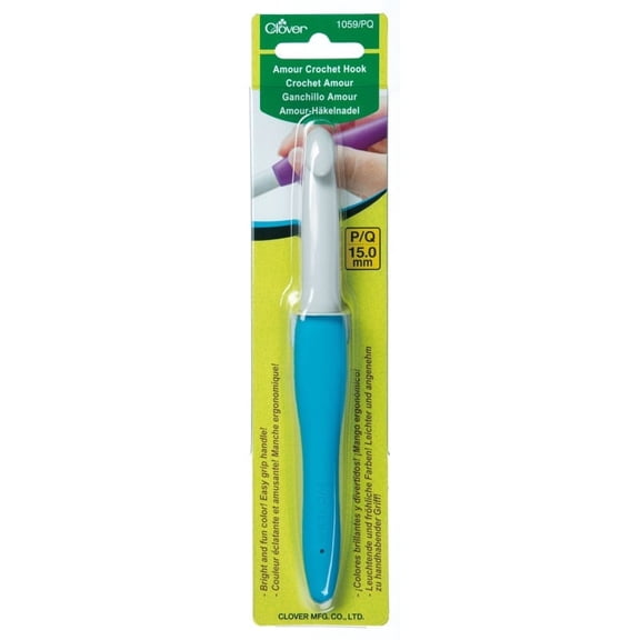 Clover Amour Crochet Hook-Size P/Q/15mm