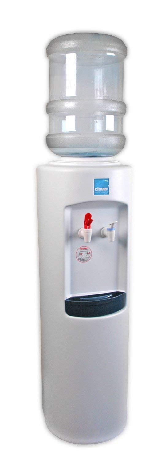 White Stainless Steel Hot and Cold Water Dispenser
