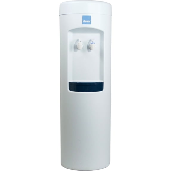 Clover B7B Room Temp and Cold Bottleless Water Dispenser with Conversion Kit, Install Kit - White