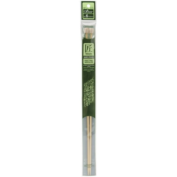 Takumi Bamboo Single Pointed Knitting Needles - 13"