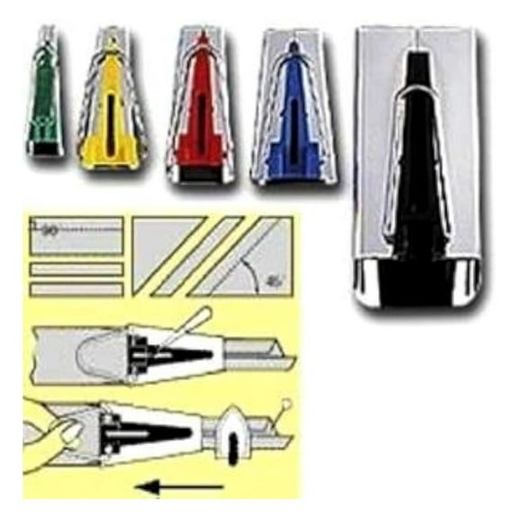 Clover Bias Binding Tape Maker - All 5 Sizes 1/4" 1/2" 3/4" 1" 2" Set #464