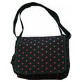 thumbnail image 1 of Clover Black Messenger Bag - Red Star, 1 of 1