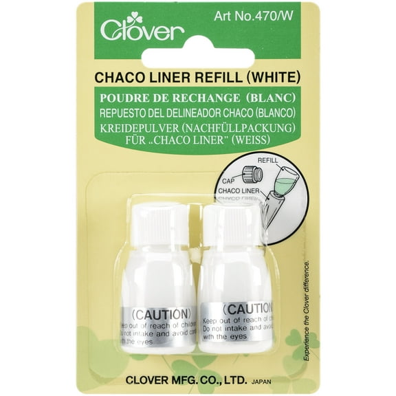 Clover Chaco Liner Refill 2/Pkg-White