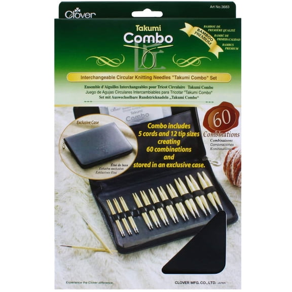 Clover Circular Knitting Needle Takumi Combo Set