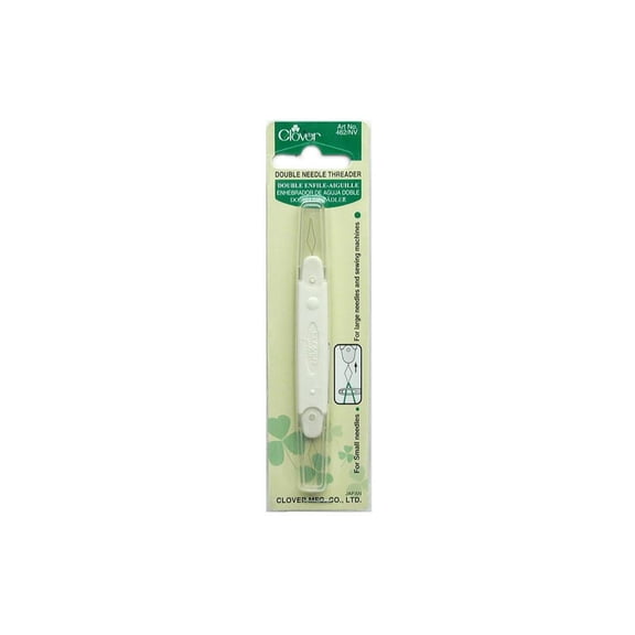 Clover Double Needle Threader