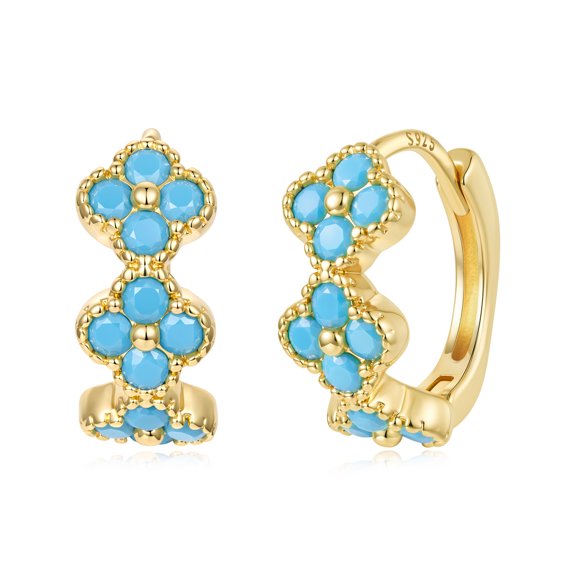 Clover Ear Cuff Silver Plated Earring
