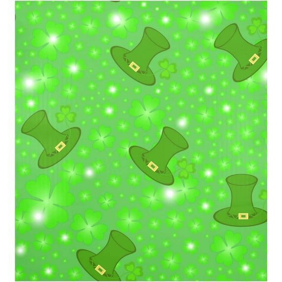 Clover and Fairy Hat Dishwasher Magnet Cover Front Door Decorative Refrigerator Covers Magnetic Sheet Sticker Wash Machine Fridge Panel Decal for Kitchen Appliance 23x26 in