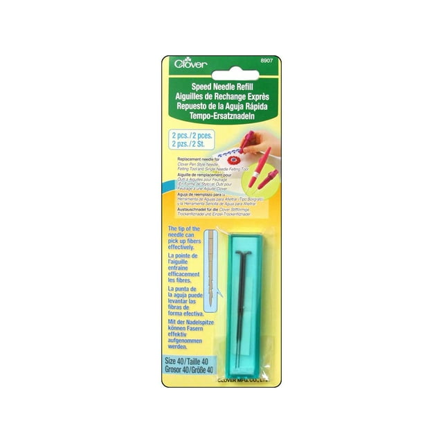 Clover Felting Tool Refill Speed Needle 2pc