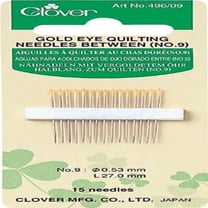 Clover Gold Eye Quilting Betweens Needles-Size 9 15/Pkg